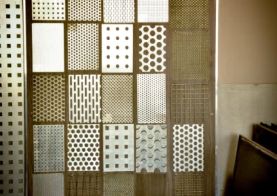 Wystawa blach perforowanych